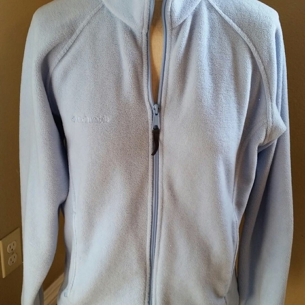 Columbia blue fleece active zipper jackets - Picture 2 of 5